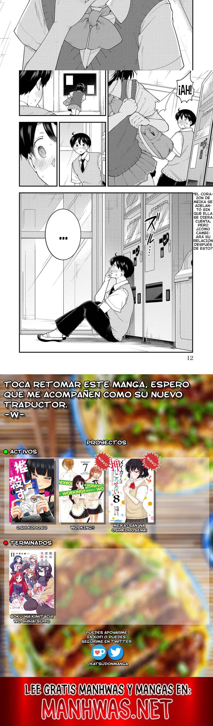 Meika-san wa Oshikorosenai Capítulo 89 - Page 3