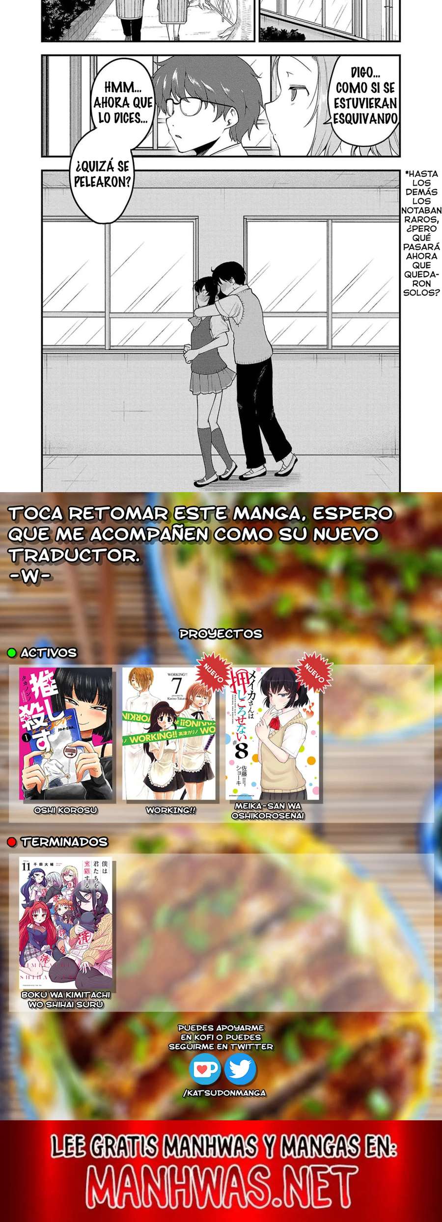 Meika-san wa Oshikorosenai Capítulo 91 - Page 3