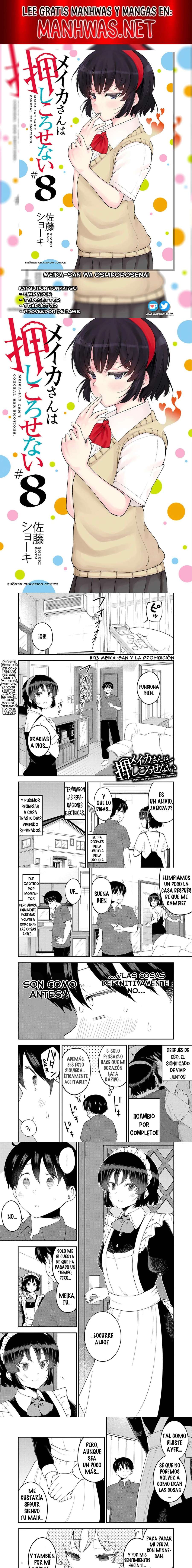 Meika-san wa Oshikorosenai Capítulo 93 - Page 1