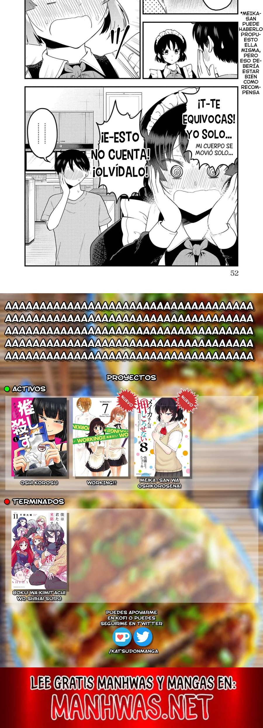 Meika-san wa Oshikorosenai Capítulo 93 - Page 3