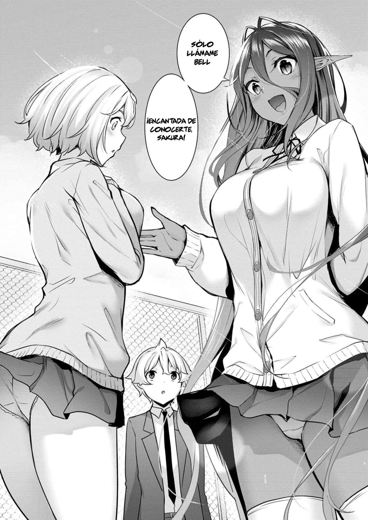 Chotto dake ai ga omoi Dark Elf ga Isekai kara oikakete kita Capítulo 4.5 - Page 9