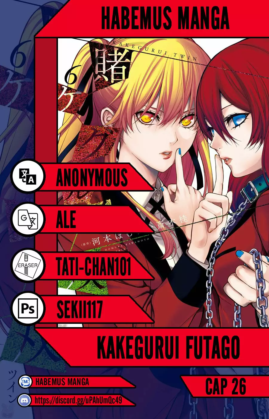Kakegurui Twin Capítulo 26 - Page 1