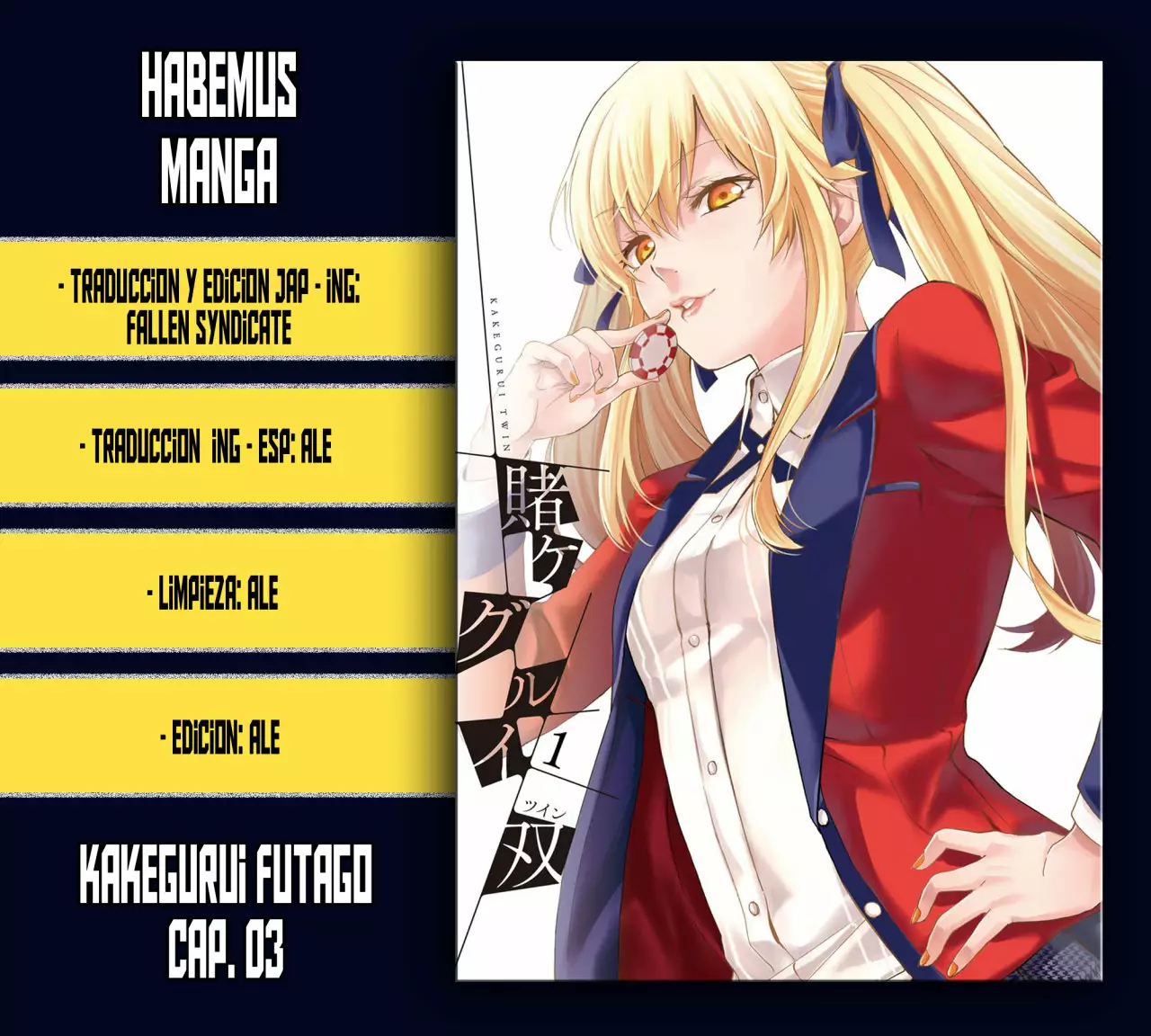 Kakegurui Twin Capítulo 3 - Page 1