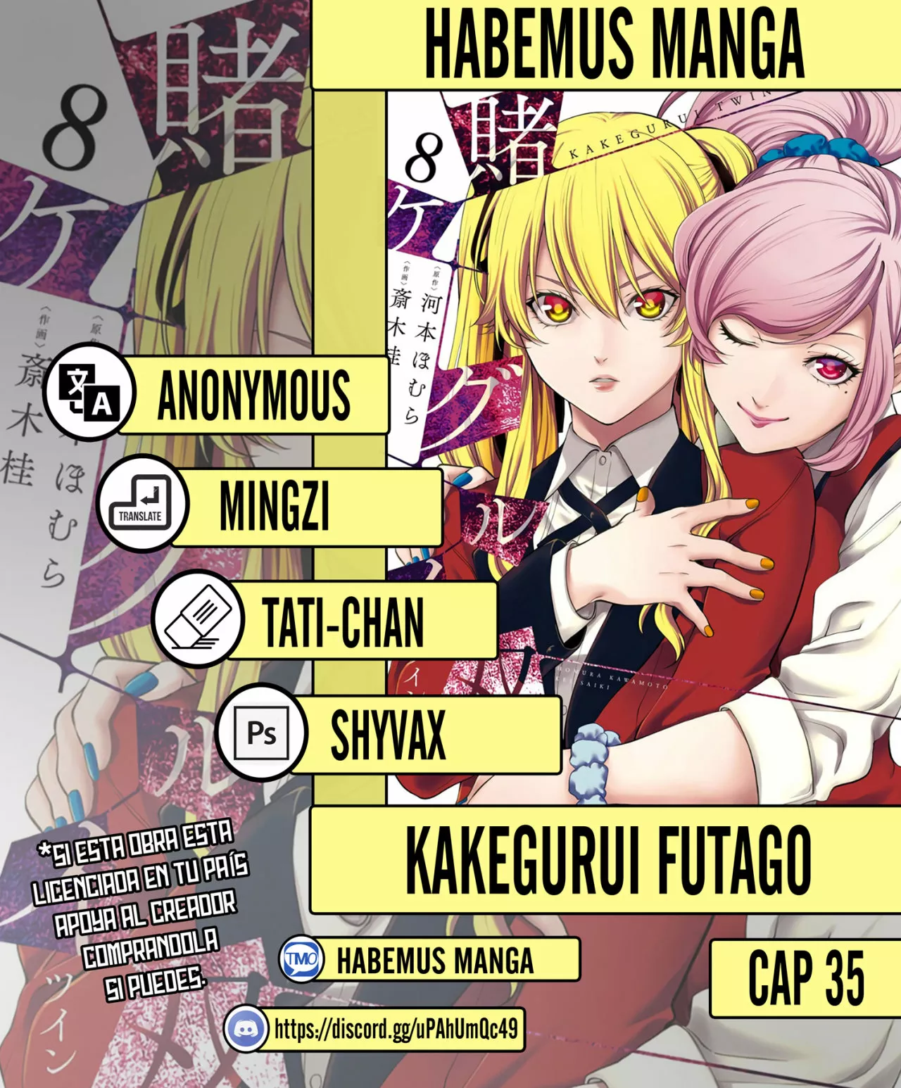 Kakegurui Twin Capítulo 35 - Page 1