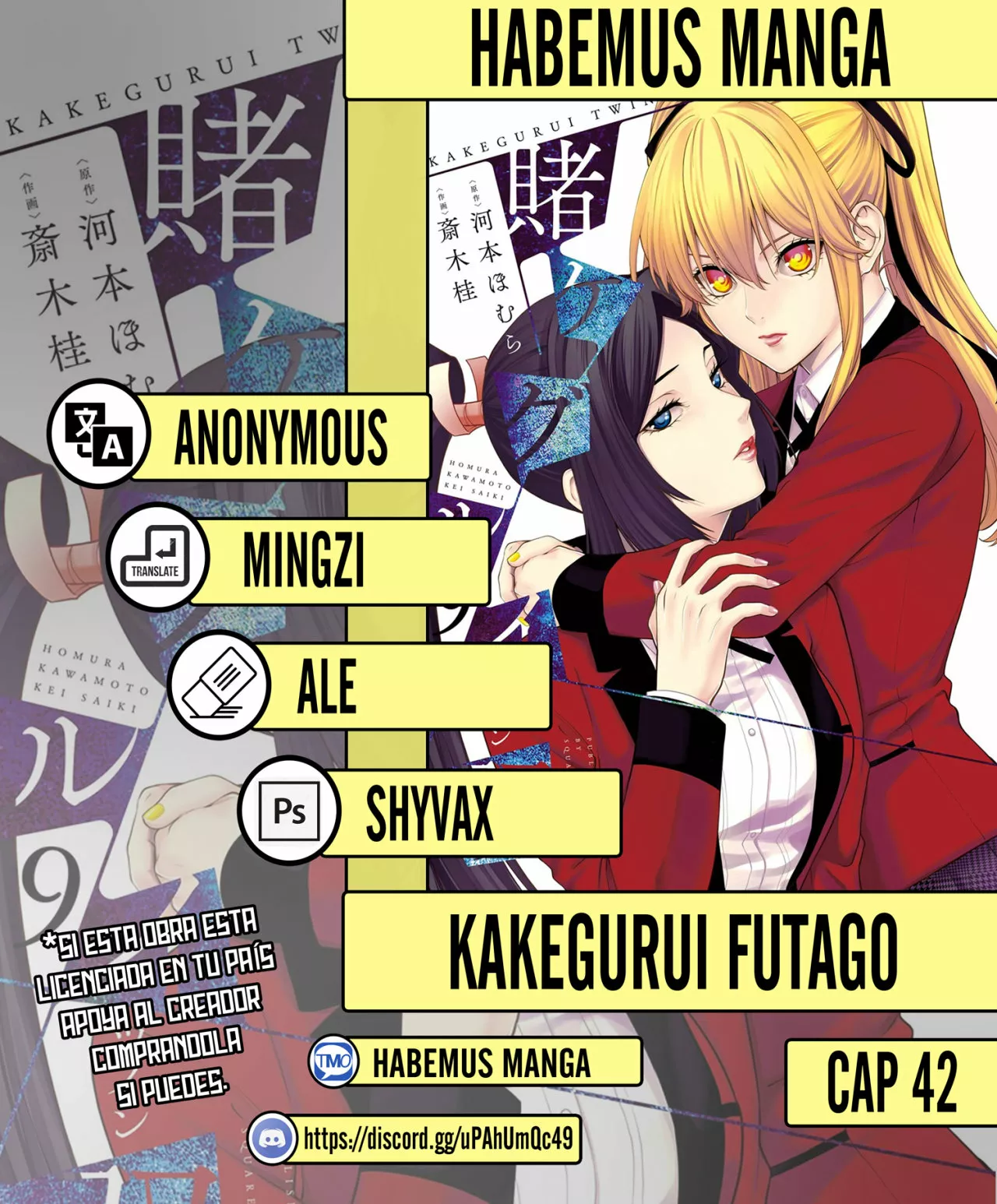 Kakegurui Twin Capítulo 42 - Page 1
