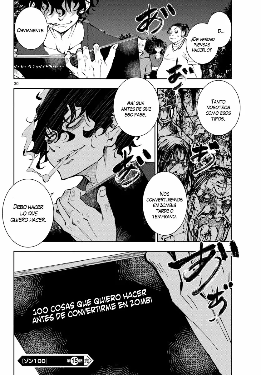 Zom 100: Zombie ni Naru made ni Shitai 100 no Koto Capítulo 15 - Page 30