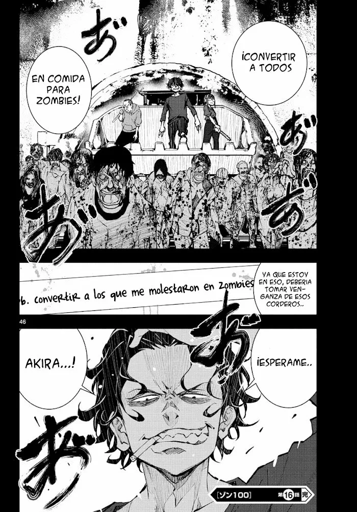 Zom 100: Zombie ni Naru made ni Shitai 100 no Koto Capítulo 16 - Page 47