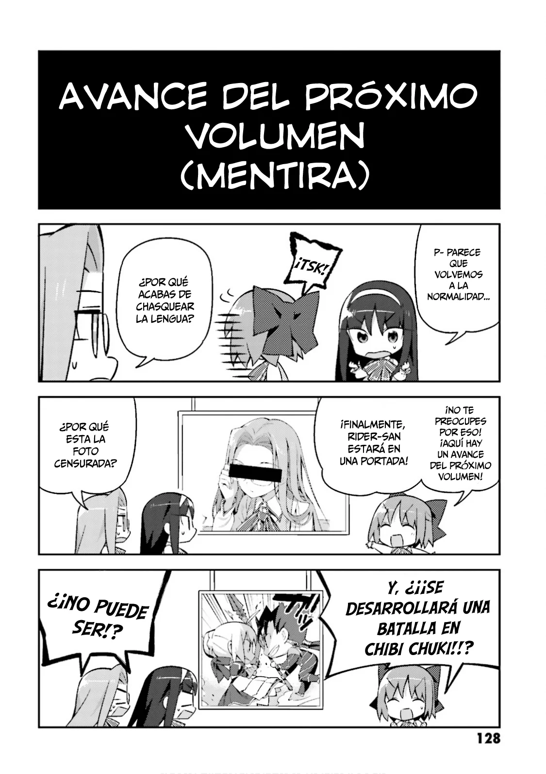 Type-Moon Gakuen – Chibi Chuki! Capítulo 14.5 - Page 9