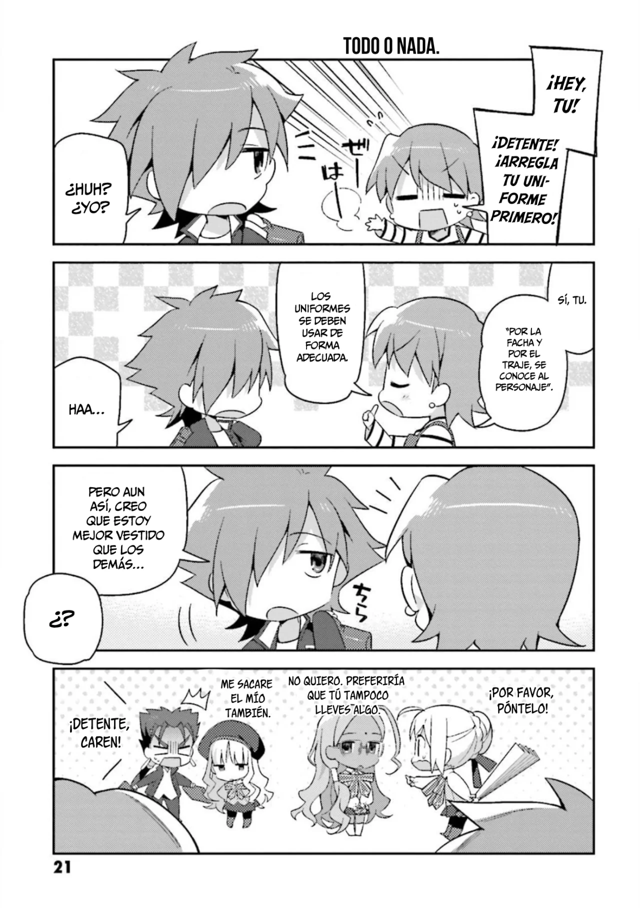 Type-Moon Gakuen – Chibi Chuki! Capítulo 9 - Page 4
