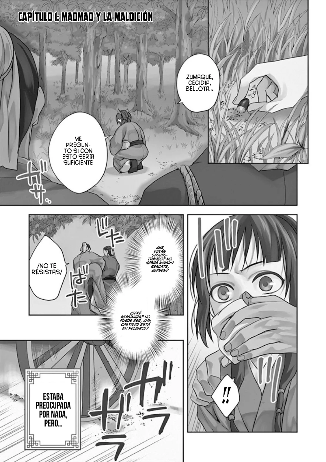 Los Diarios de la Boticaria. – El Diario de los Misterios del Palacio Interior de MaoMao. Capítulo 1 - Page 4