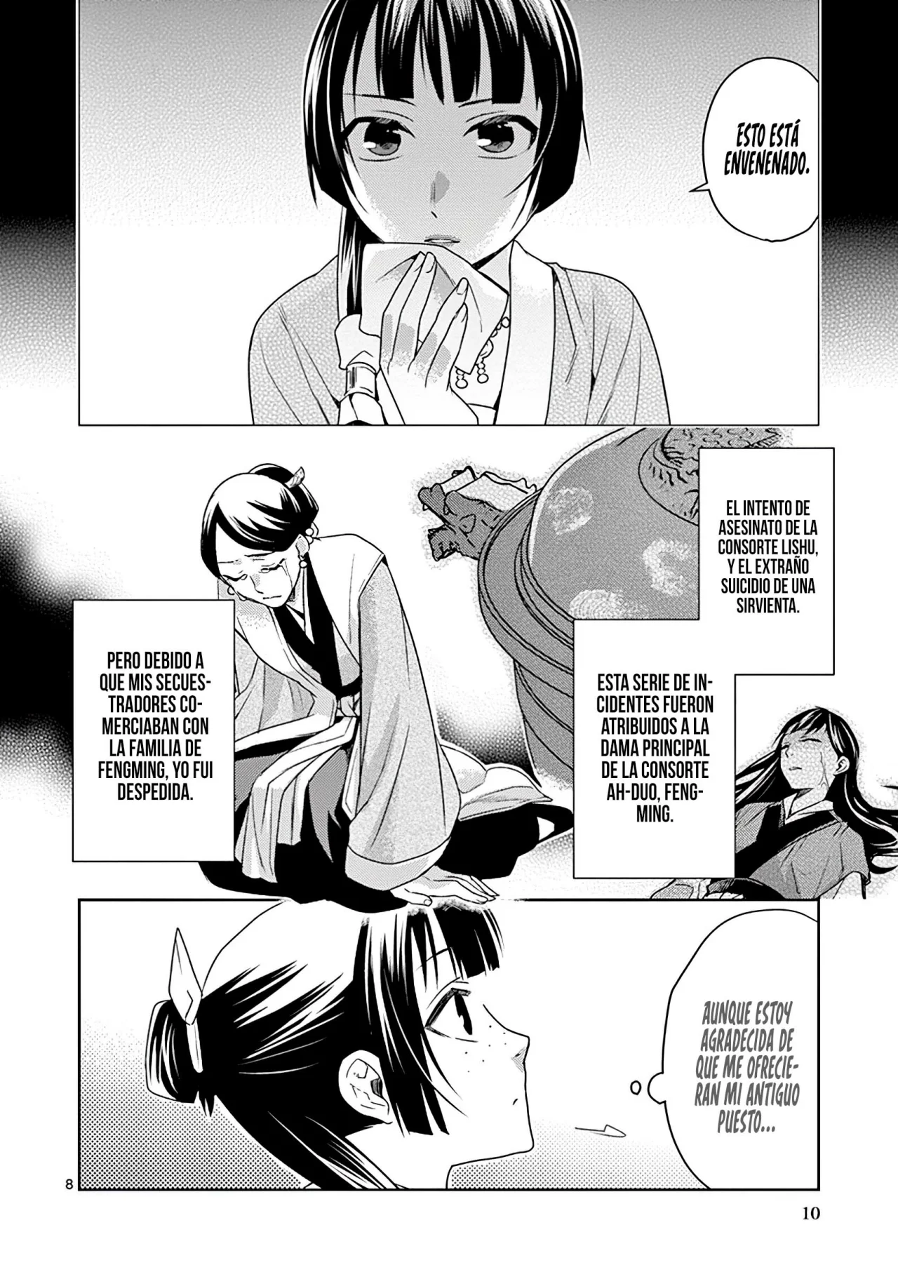Los Diarios de la Boticaria. – El Diario de los Misterios del Palacio Interior de MaoMao. Capítulo 14 - Page 10