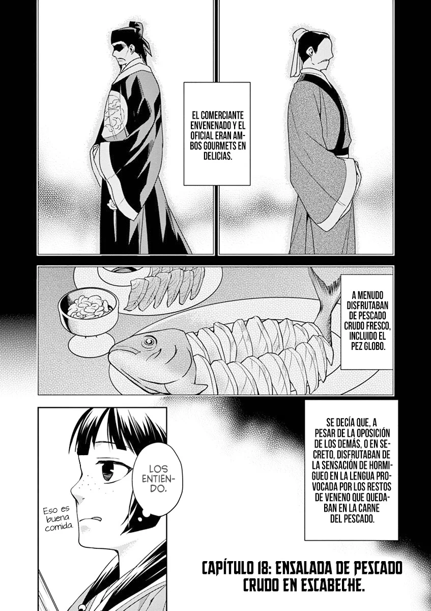 Los Diarios de la Boticaria. – El Diario de los Misterios del Palacio Interior de MaoMao. Capítulo 18 - Page 4