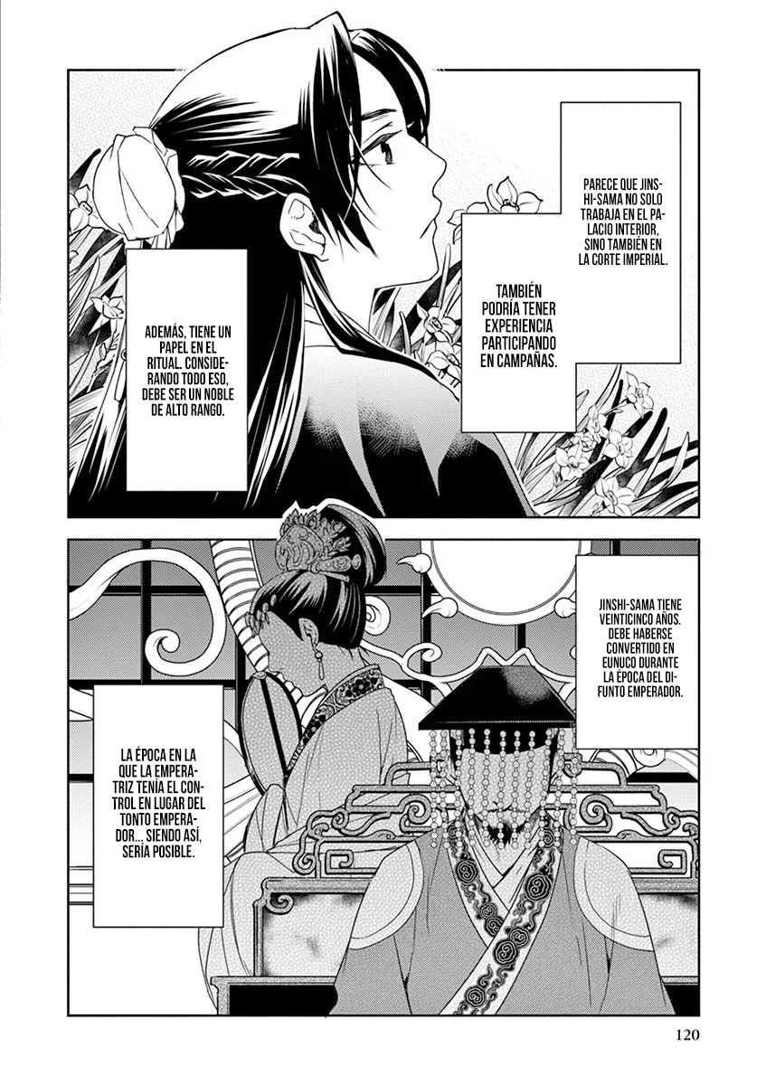 Los Diarios de la Boticaria. – El Diario de los Misterios del Palacio Interior de MaoMao. Capítulo 21 - Page 39