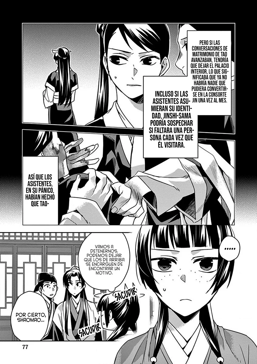 Los Diarios de la Boticaria. – El Diario de los Misterios del Palacio Interior de MaoMao. Capítulo 35 - Page 38