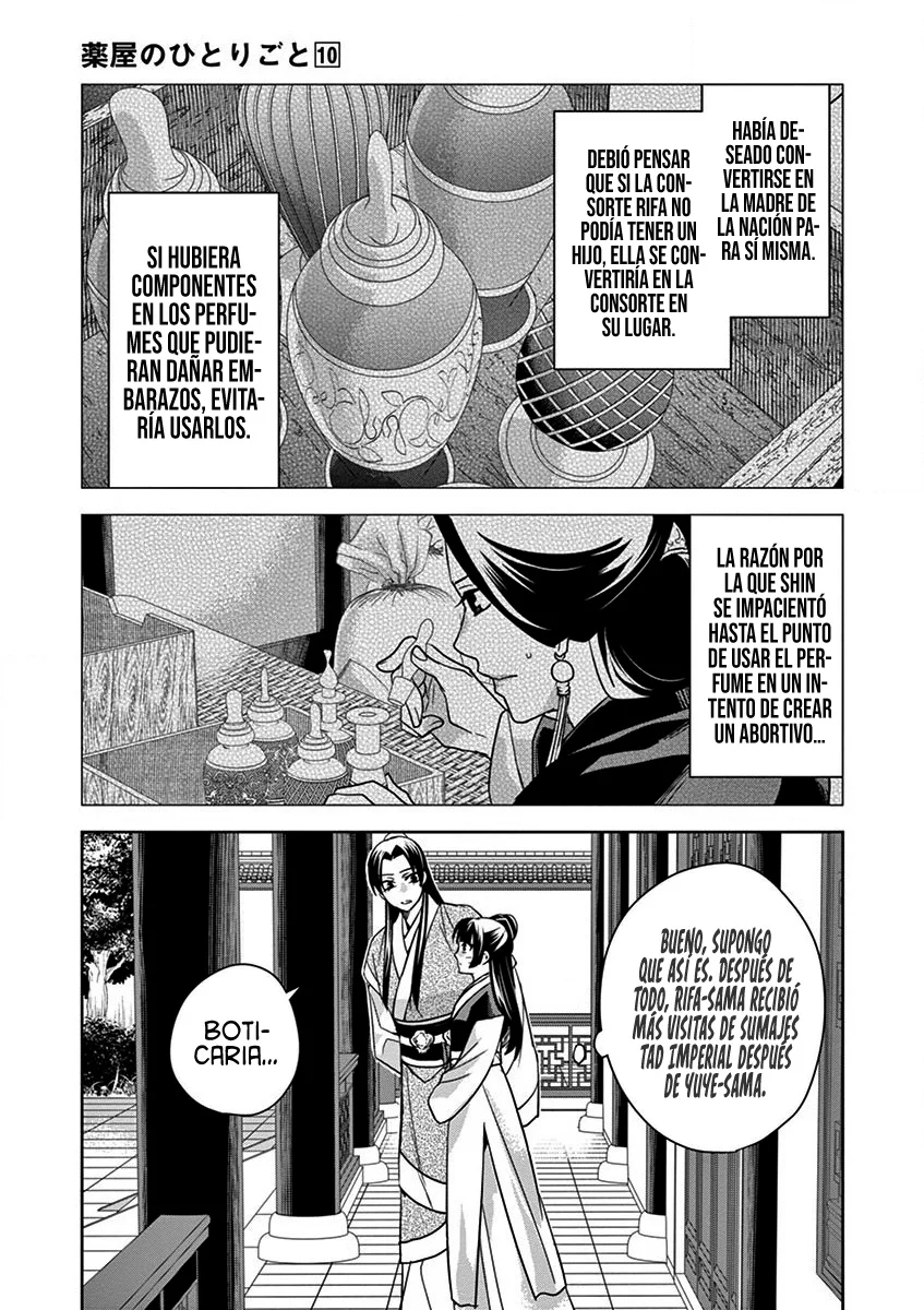 Los Diarios de la Boticaria. – El Diario de los Misterios del Palacio Interior de MaoMao. Capítulo 41 - Page 34