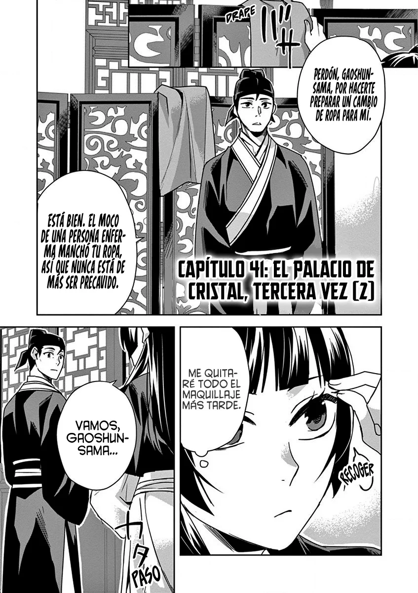 Los Diarios de la Boticaria. – El Diario de los Misterios del Palacio Interior de MaoMao. Capítulo 41 - Page 6