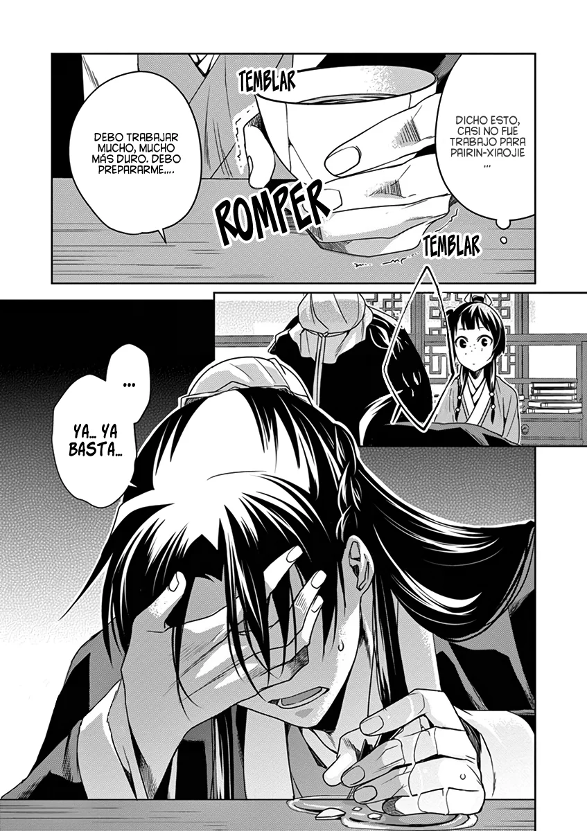 Los Diarios de la Boticaria. – El Diario de los Misterios del Palacio Interior de MaoMao. Capítulo 9 - Page 12