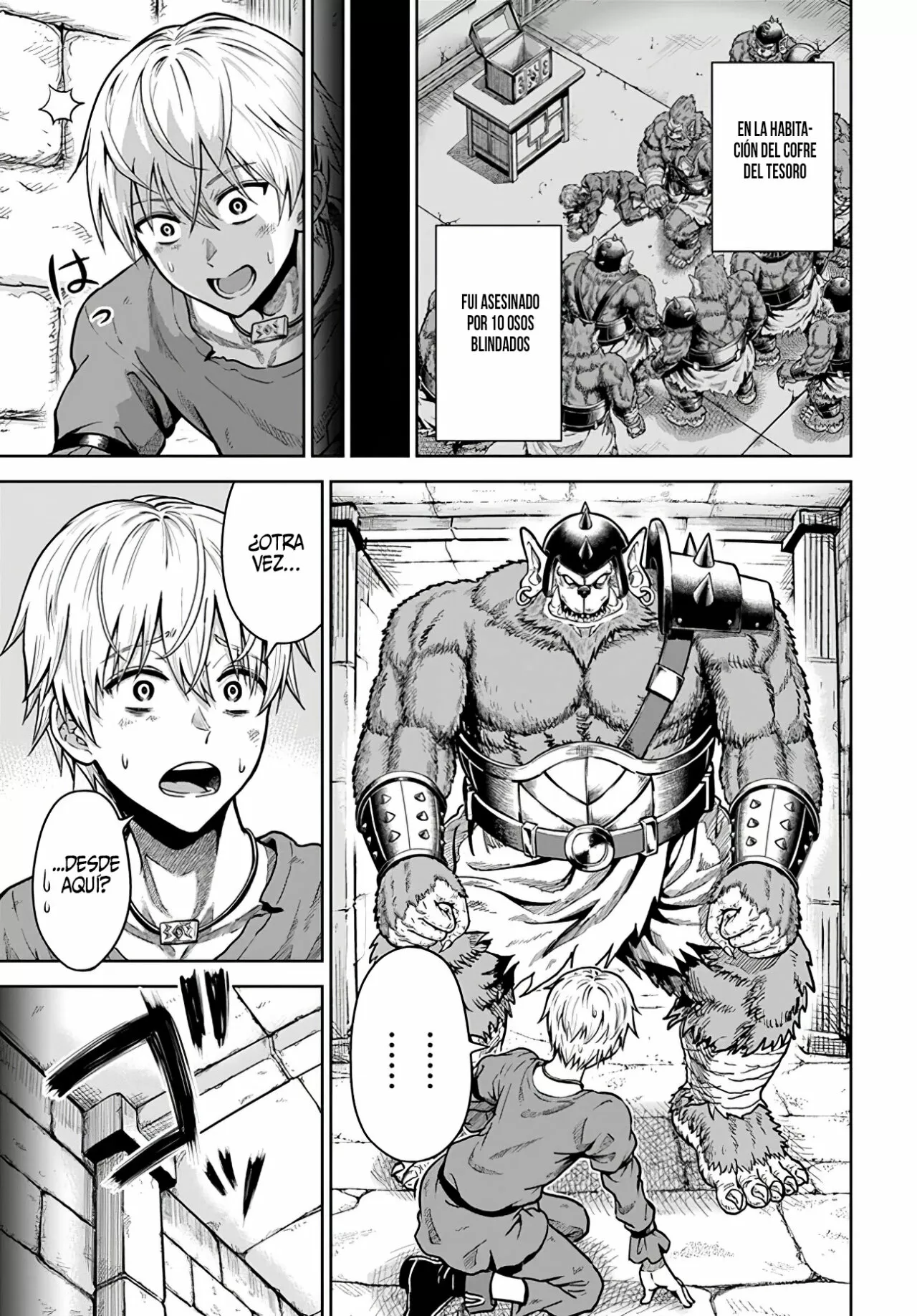 Dungeon ni Hisomu Yandere na Kanojo ni Ore wa Nando mo Korosareru Capítulo 3.1 - Page 4