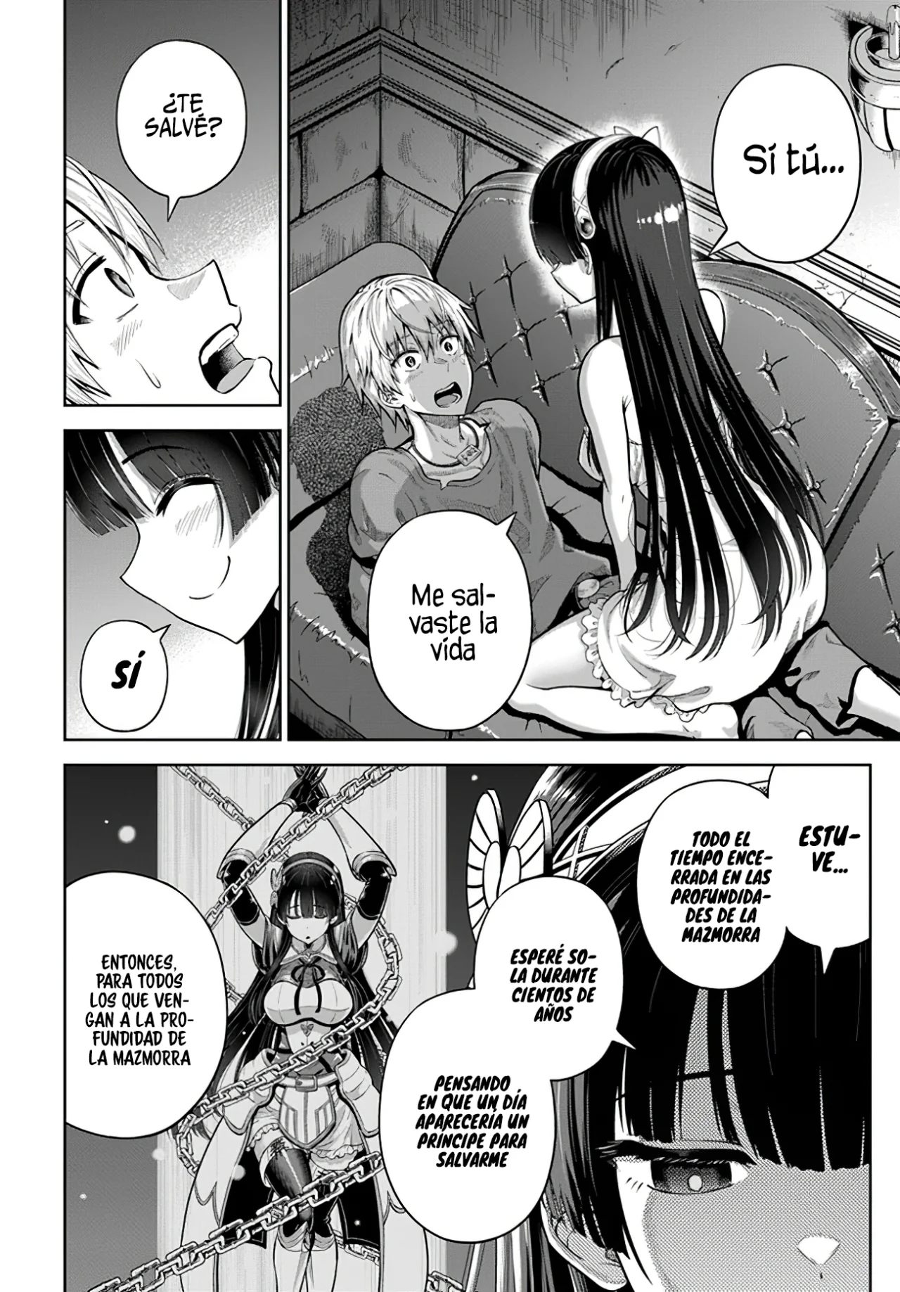 Dungeon ni Hisomu Yandere na Kanojo ni Ore wa Nando mo Korosareru Capítulo 5.2 - Page 7