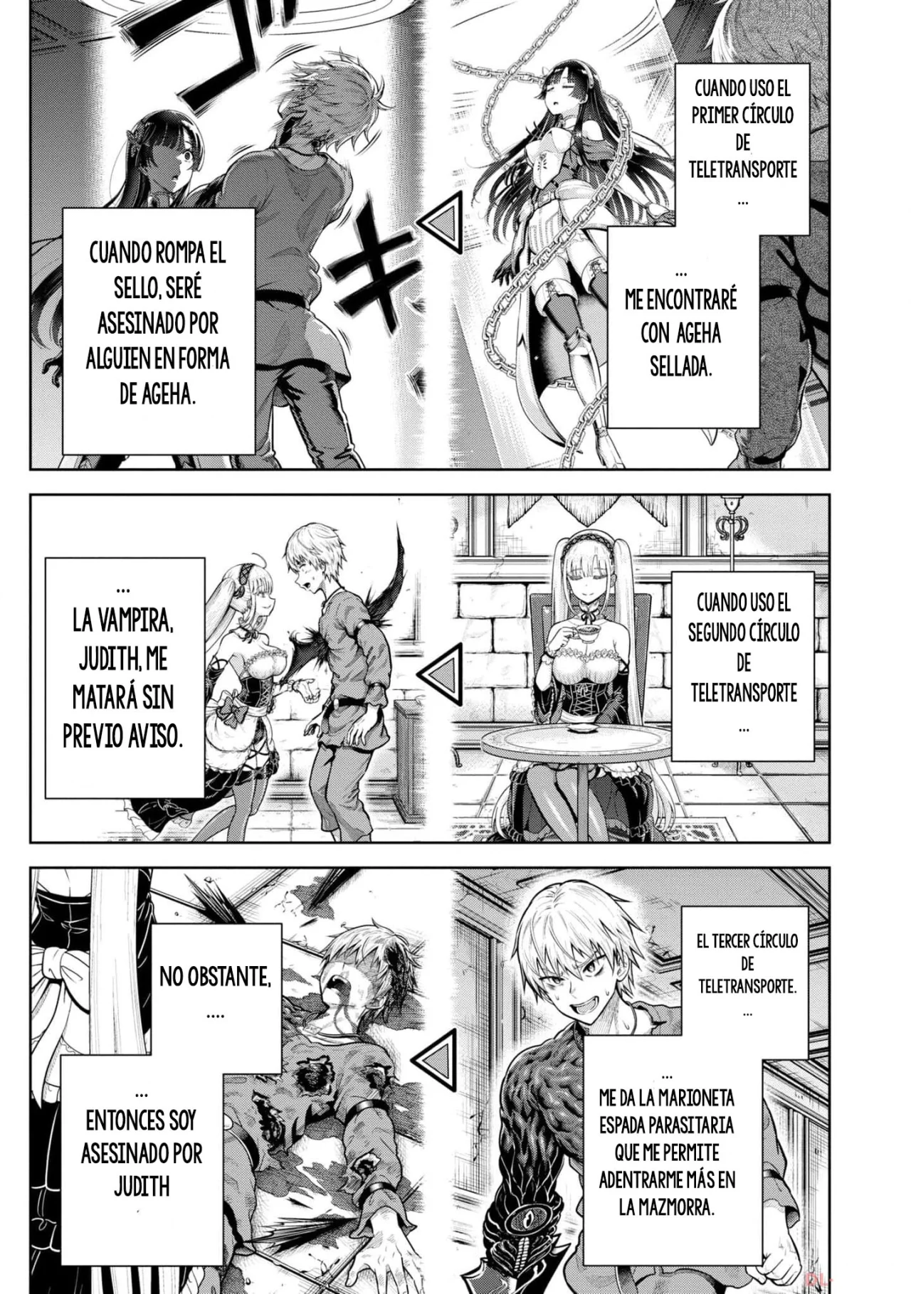 Dungeon ni Hisomu Yandere na Kanojo ni Ore wa Nando mo Korosareru Capítulo 8 - Page 15