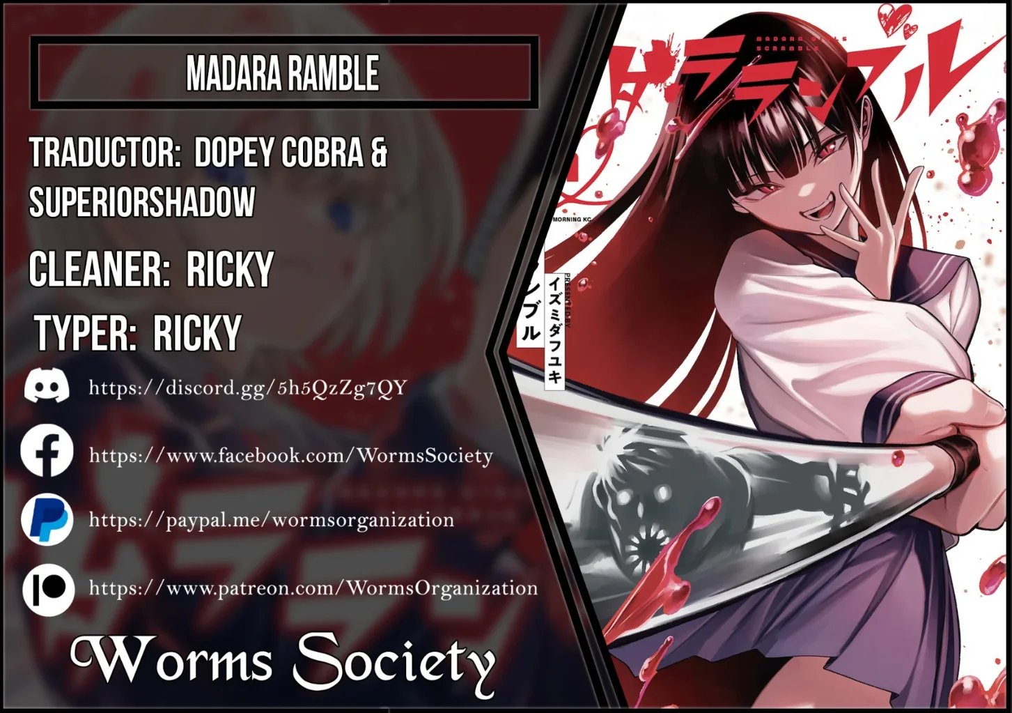 MADARA RAMBLE Capítulo 9 - Page 1