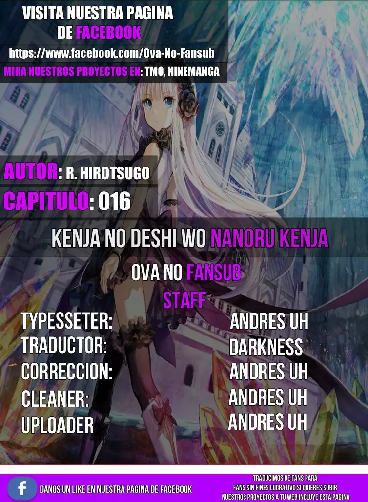 Kenja no Deshi wo Nanoru Kenja Capítulo 16 - Page 1