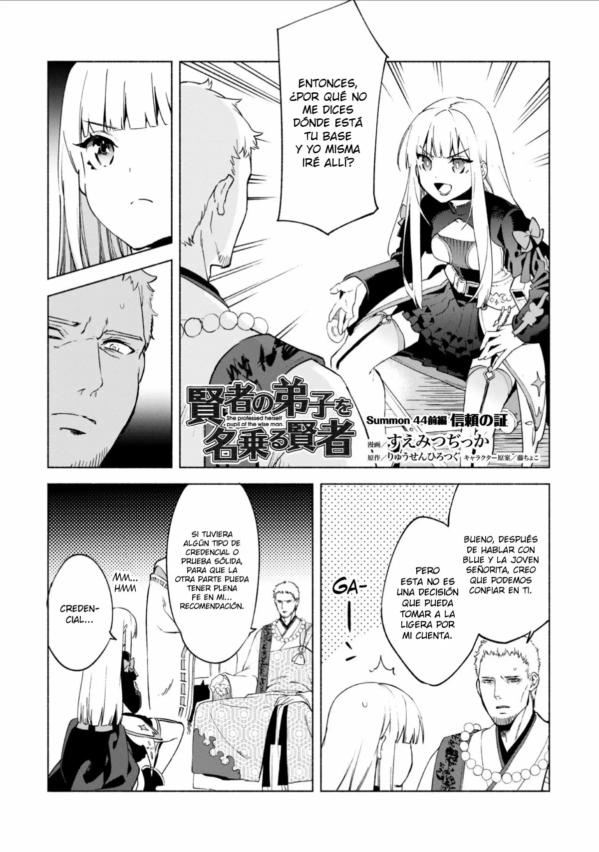 Kenja no Deshi wo Nanoru Kenja Capítulo 44 - Page 3