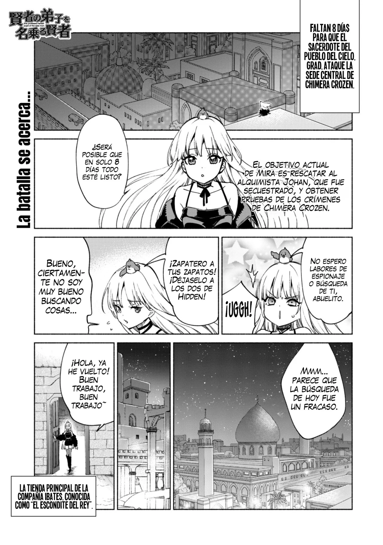 Kenja no Deshi wo Nanoru Kenja Capítulo 87 - Page 3