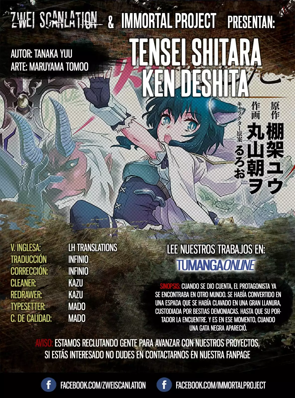 Tensei Shitara Ken Deshita Capítulo 10 - Page 1