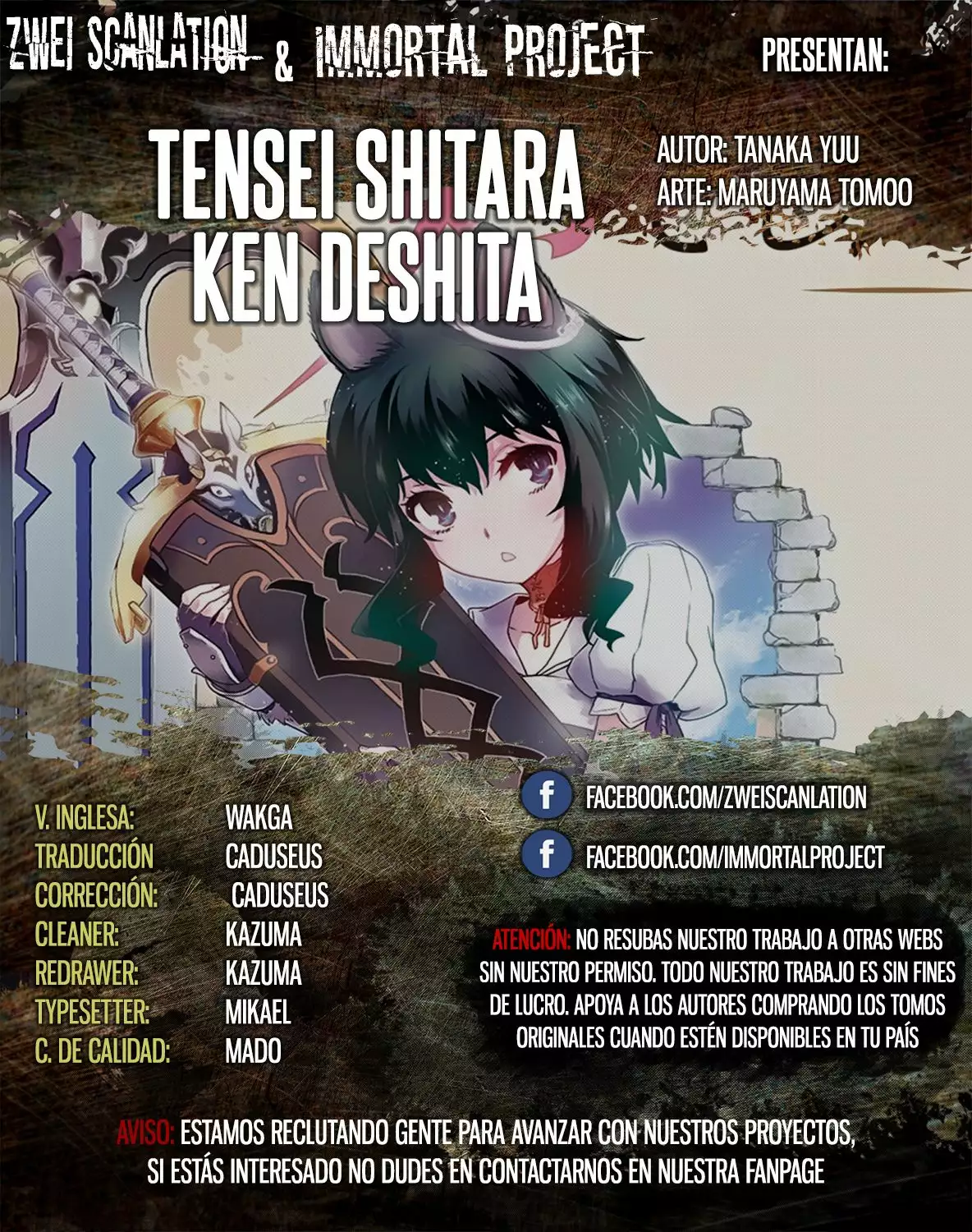 Tensei Shitara Ken Deshita Capítulo 8 - Page 1