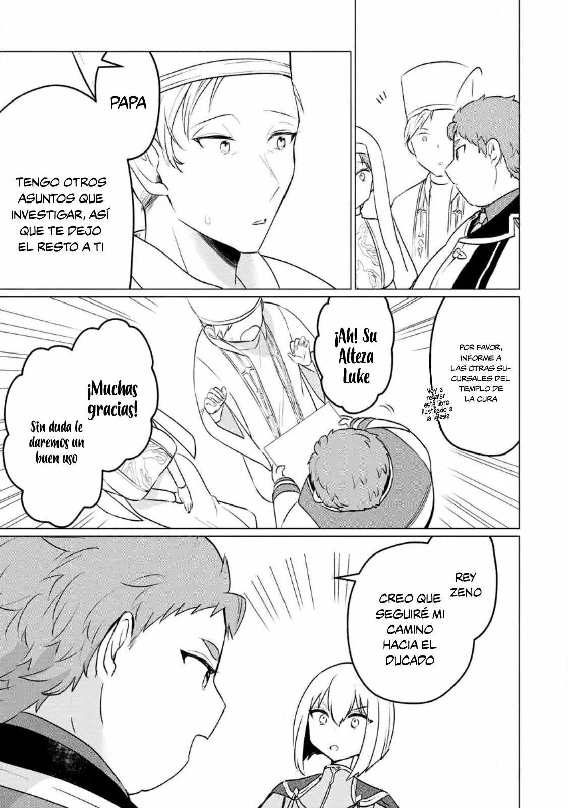 Tensei Saki ga Zannen Ouji Datta Ken: Ima wa Fukkin 1-kai mo Dekinai kedo Yasete Isekai Sukuimasu Capítulo 18 - Page 22