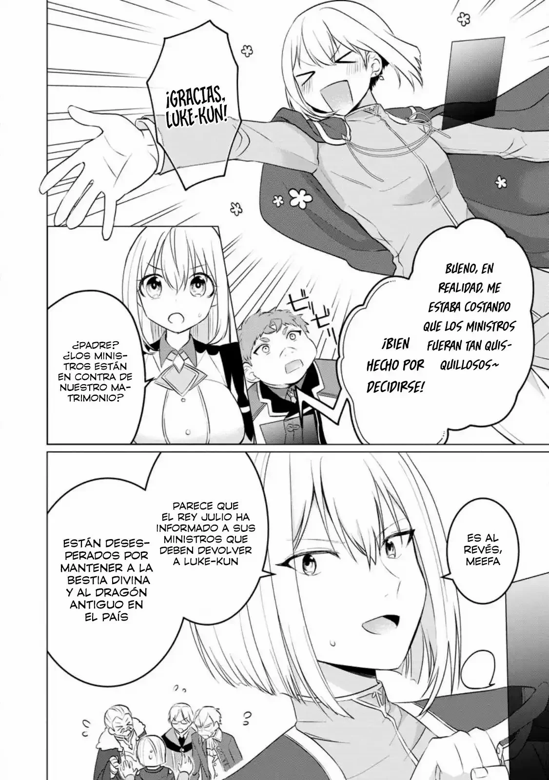 Tensei Saki ga Zannen Ouji Datta Ken: Ima wa Fukkin 1-kai mo Dekinai kedo Yasete Isekai Sukuimasu Capítulo 19 - Page 15