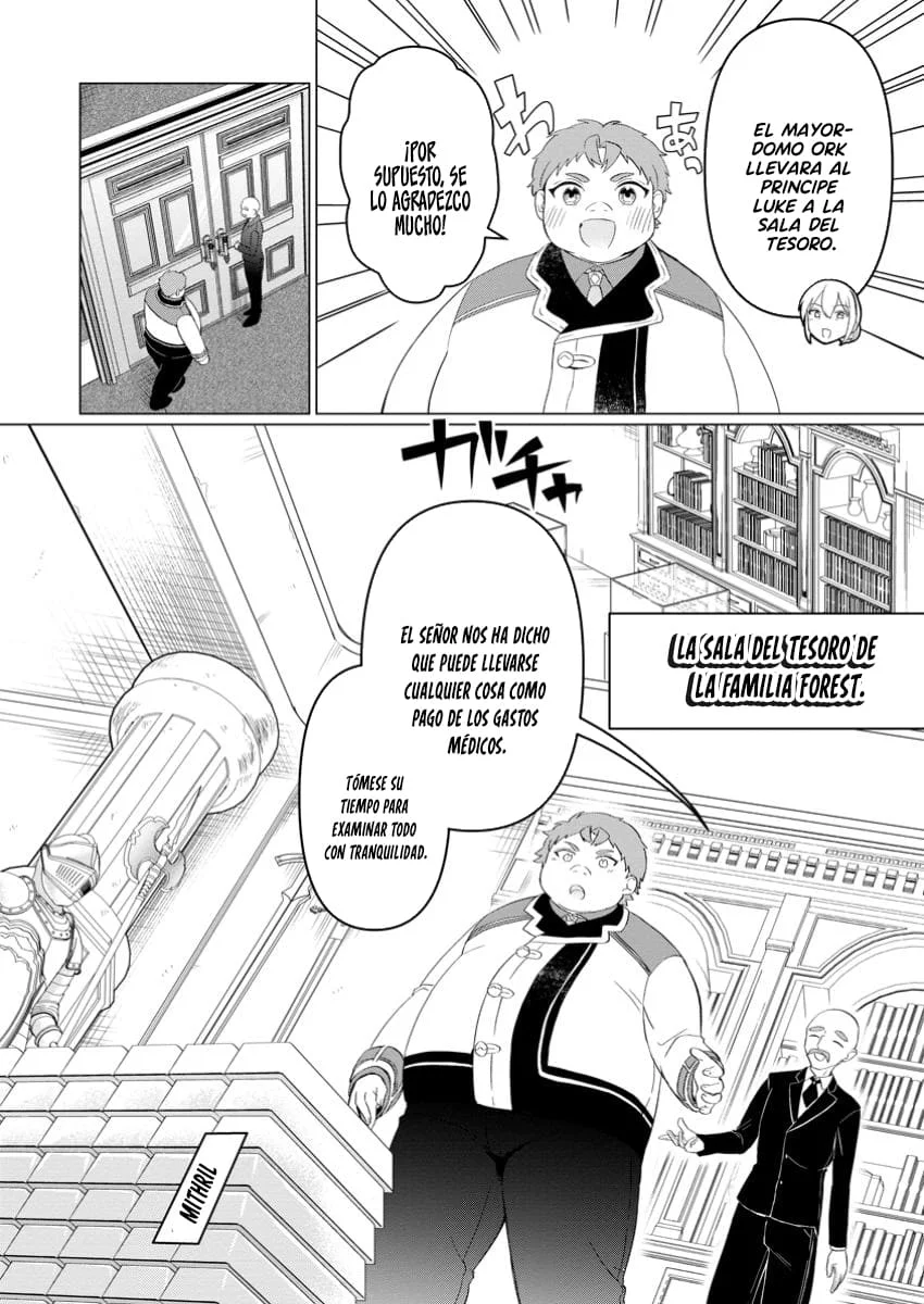 Tensei Saki ga Zannen Ouji Datta Ken: Ima wa Fukkin 1-kai mo Dekinai kedo Yasete Isekai Sukuimasu Capítulo 26.1 - Page 8