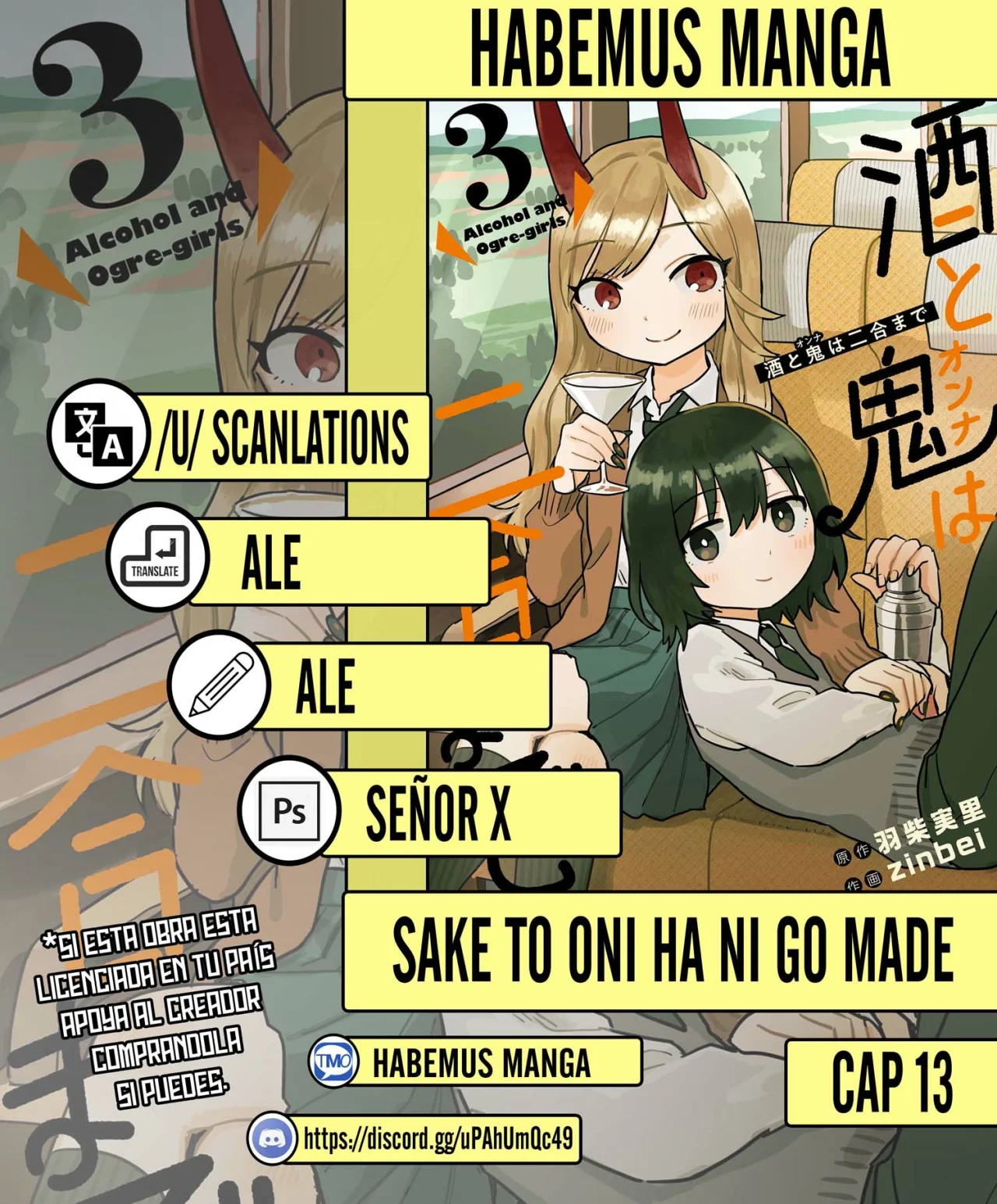Sake to Onna wa Ni-gō made Capítulo 13 - Page 1