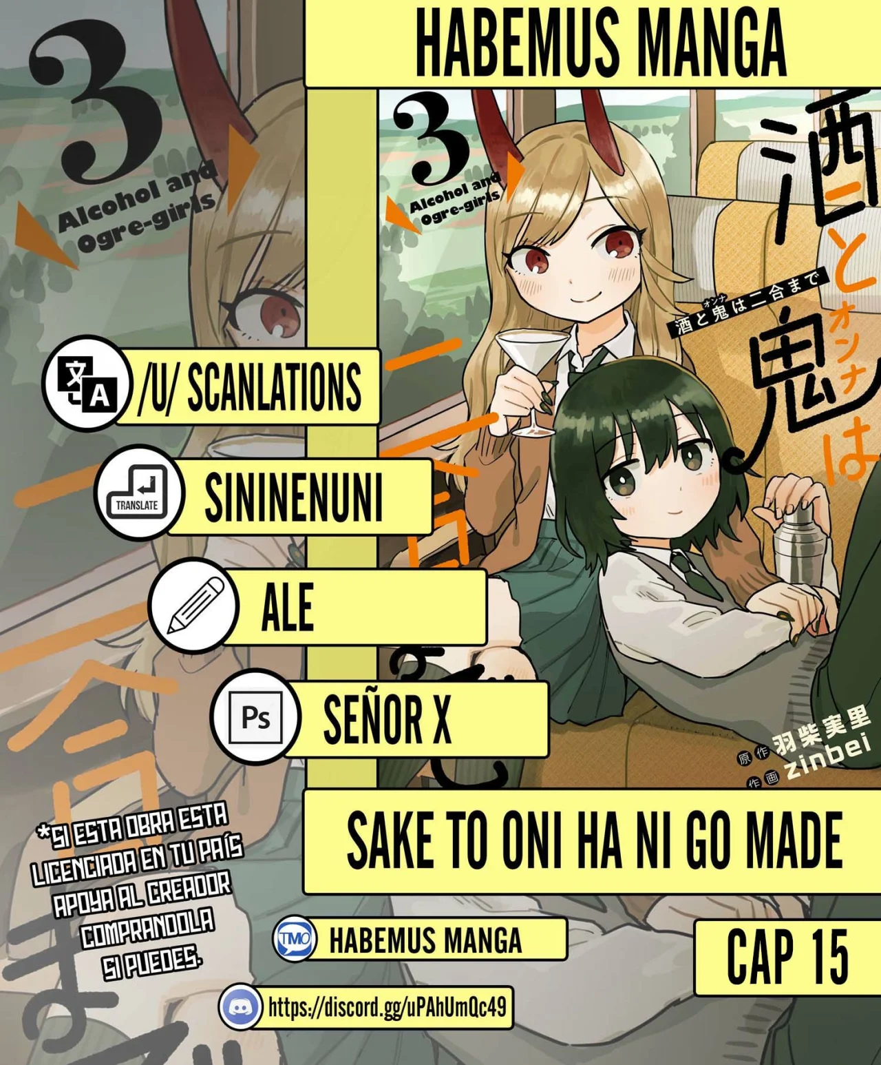 Sake to Onna wa Ni-gō made Capítulo 15 - Page 1