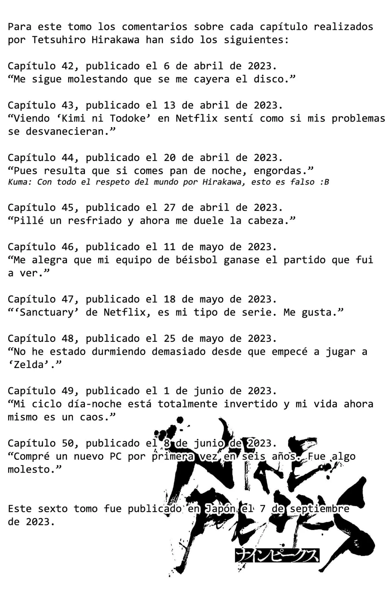Nine Peaks Capítulo 42 - Page 3