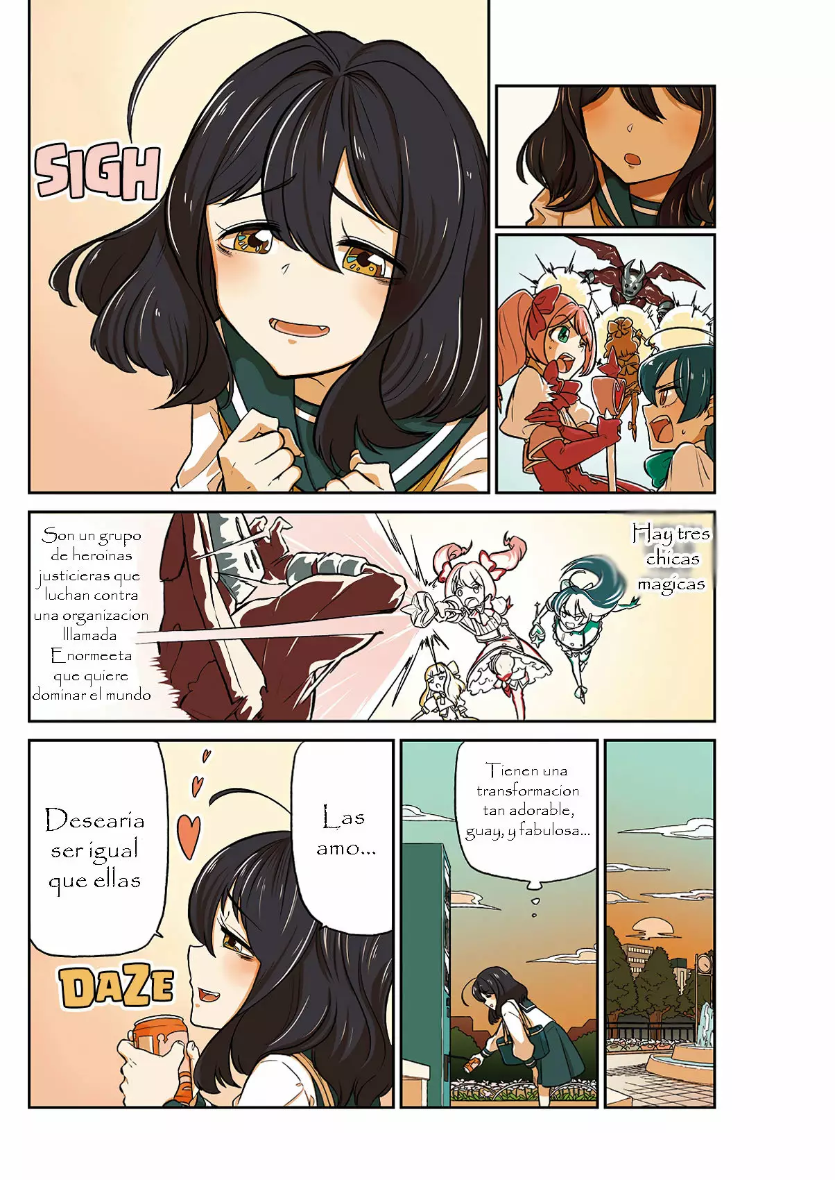 Mahou Shoujo ni Akogarete Capítulo 1 - Page 4