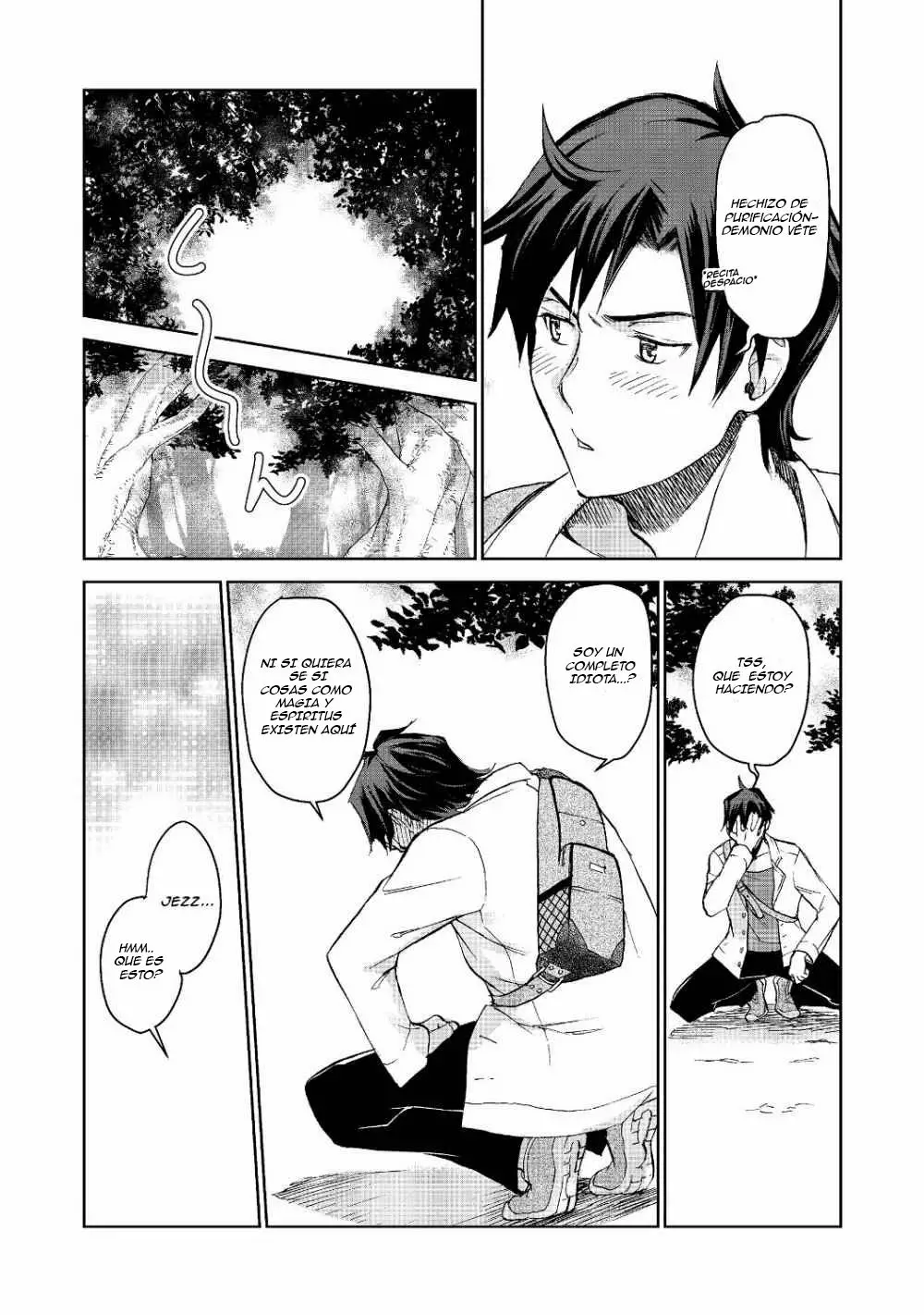 Isekai ni Otosareta… Jouka wa Kihon! Capítulo 1 - Page 19
