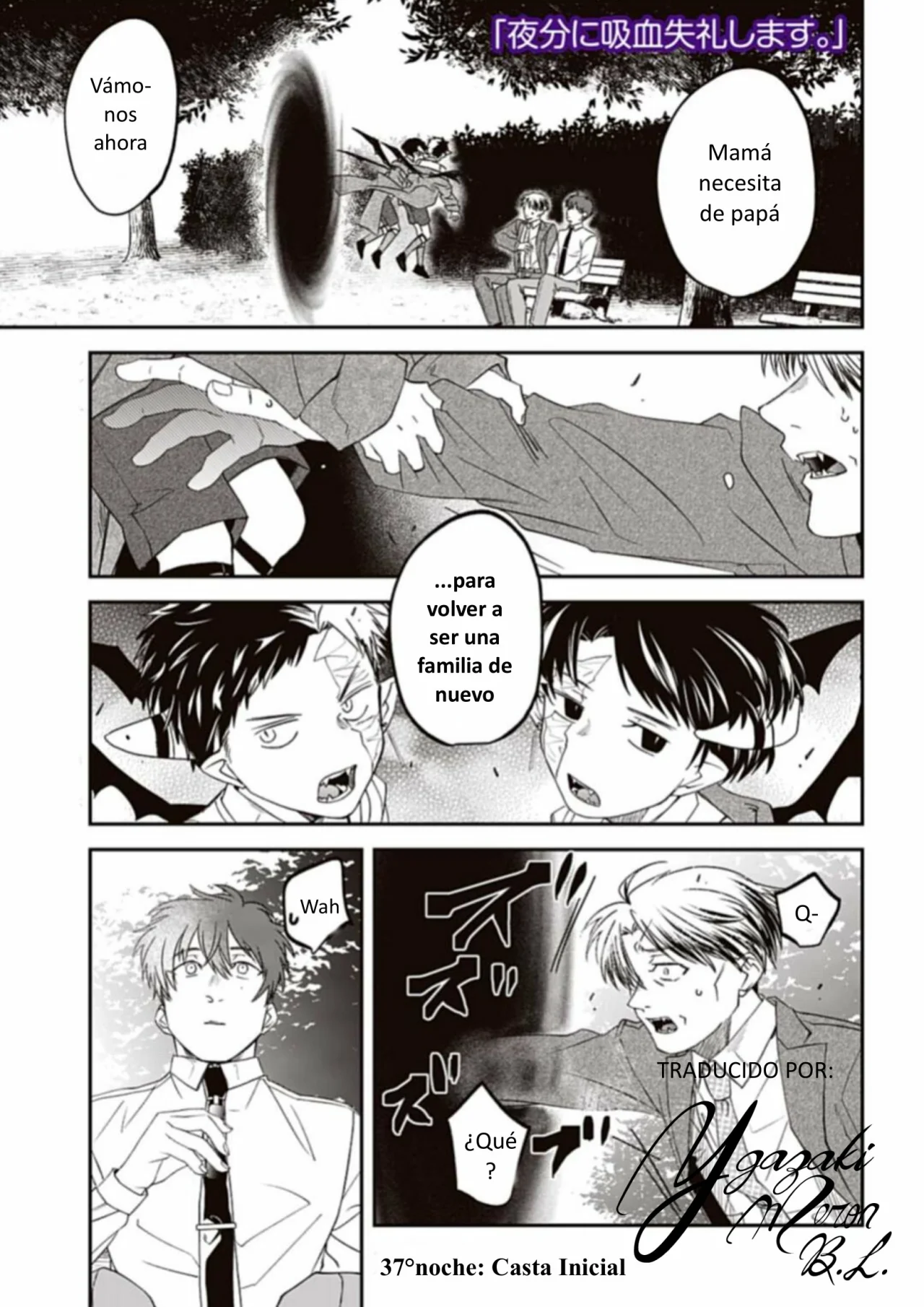 Yabun ni Kyuuketsu Shitsureishimasu. Capítulo 37 - Page 19