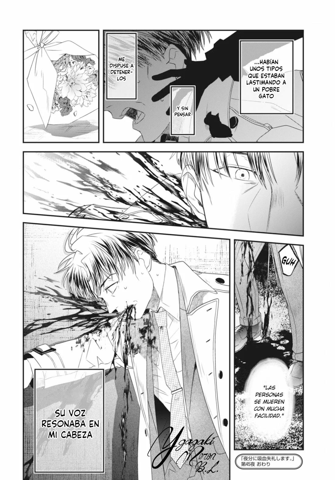 Yabun ni Kyuuketsu Shitsureishimasu. Capítulo 45 - Page 19