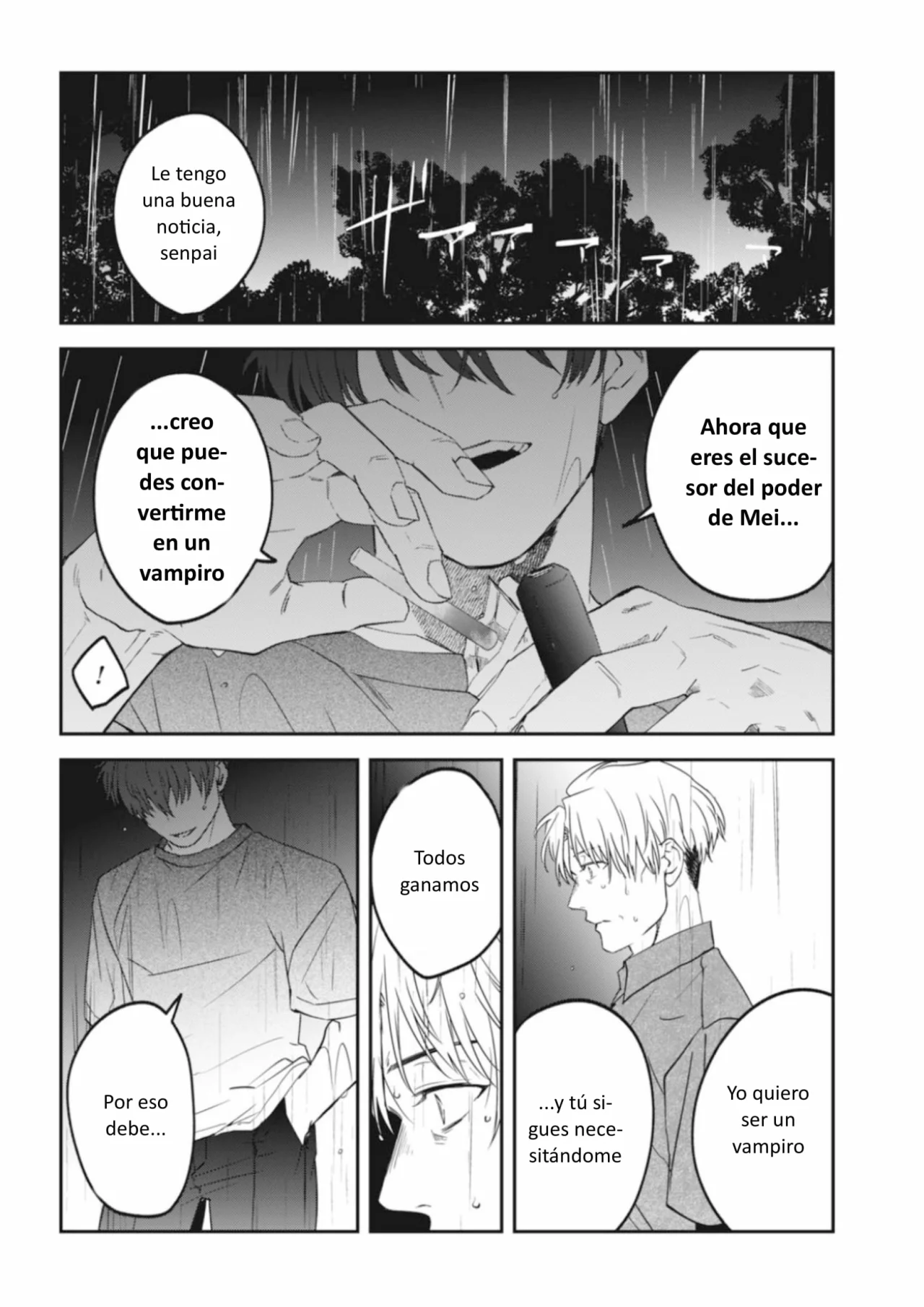 Yabun ni Kyuuketsu Shitsureishimasu. Capítulo 49 - Page 2