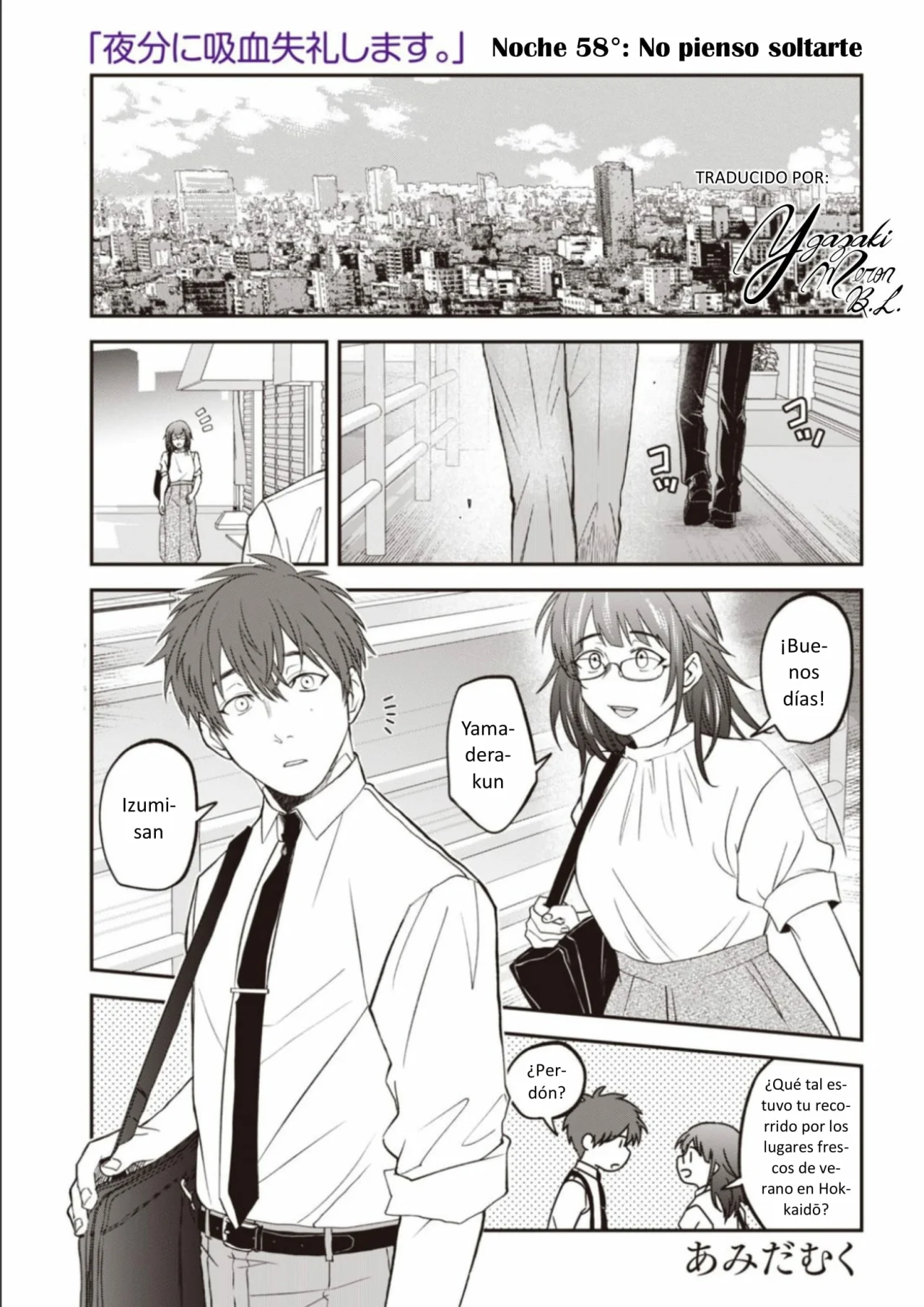 Yabun ni Kyuuketsu Shitsureishimasu. Capítulo 58 - Page 1