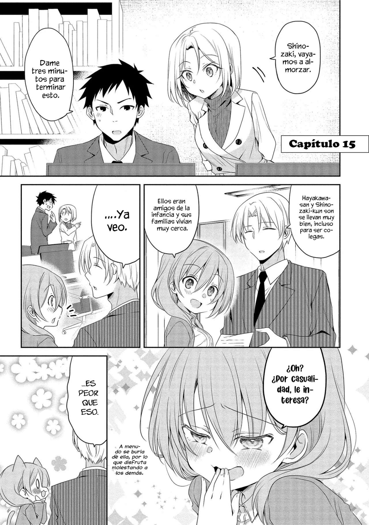 La historia de la pequeña senpai de mi compañía Capítulo 15 - Page 3