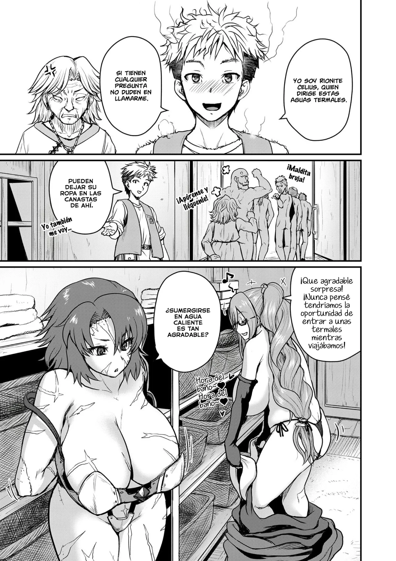 La posada termal en la frontera se convierte en un harem Capítulo 1 - Page 11