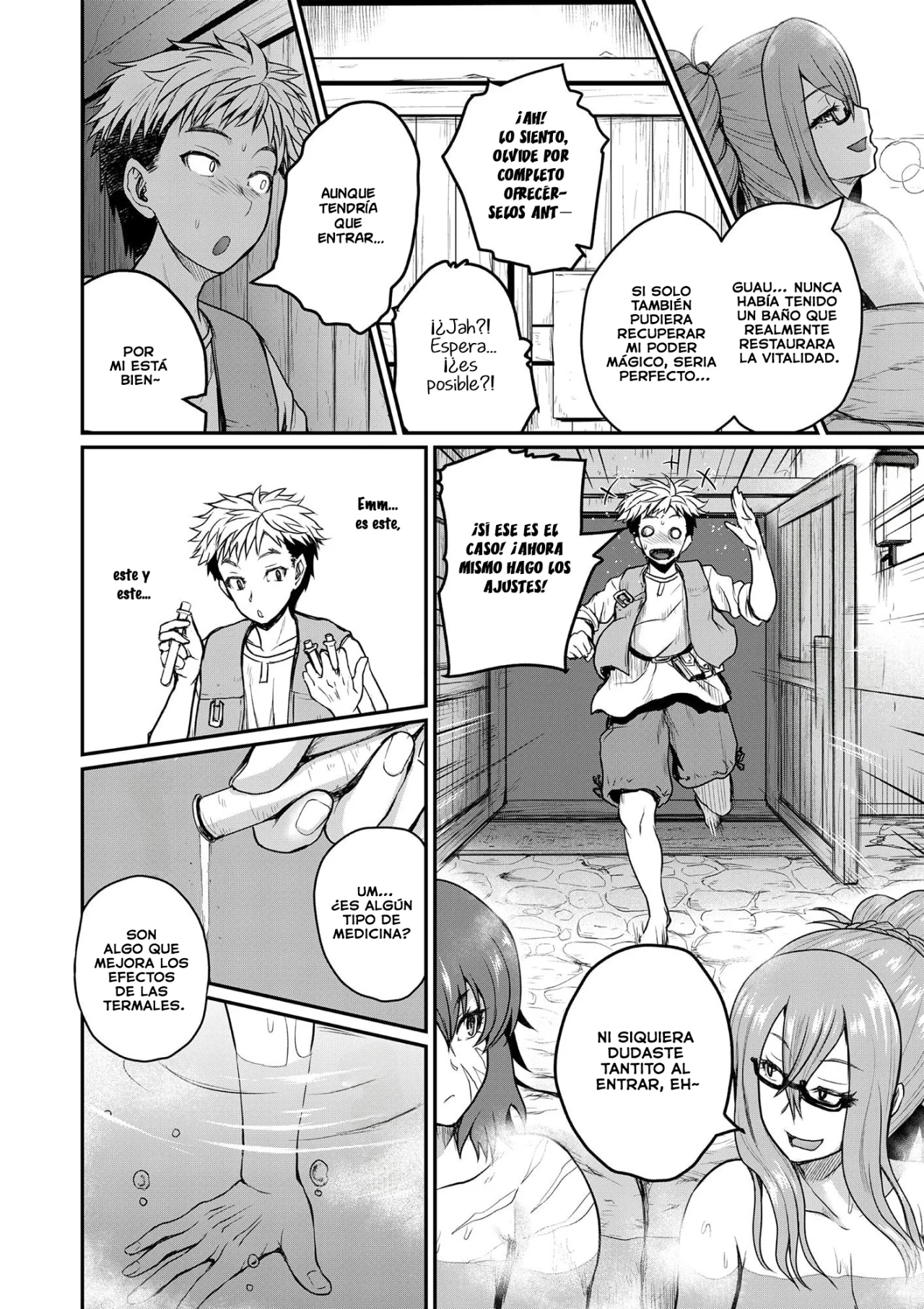 La posada termal en la frontera se convierte en un harem Capítulo 1 - Page 14