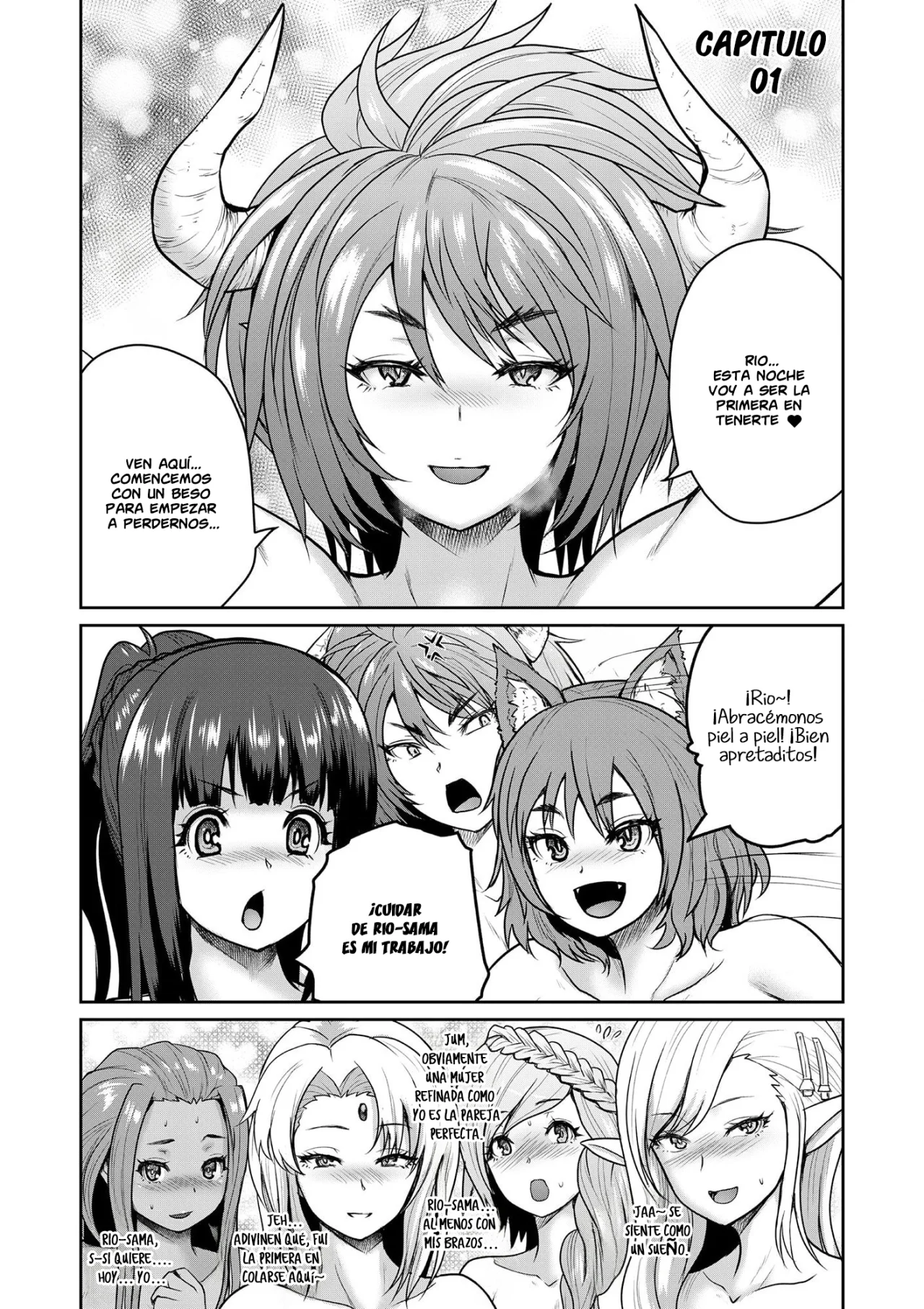 La posada termal en la frontera se convierte en un harem Capítulo 1 - Page 3