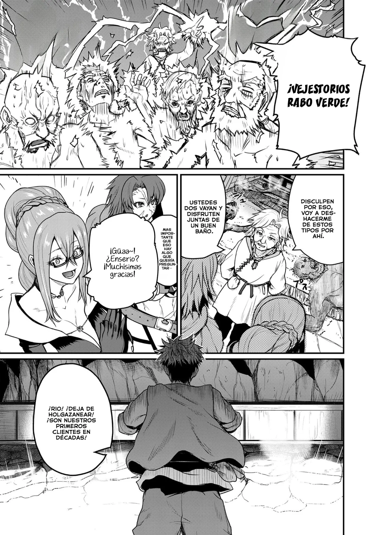 La posada termal en la frontera se convierte en un harem Capítulo 1 - Page 9