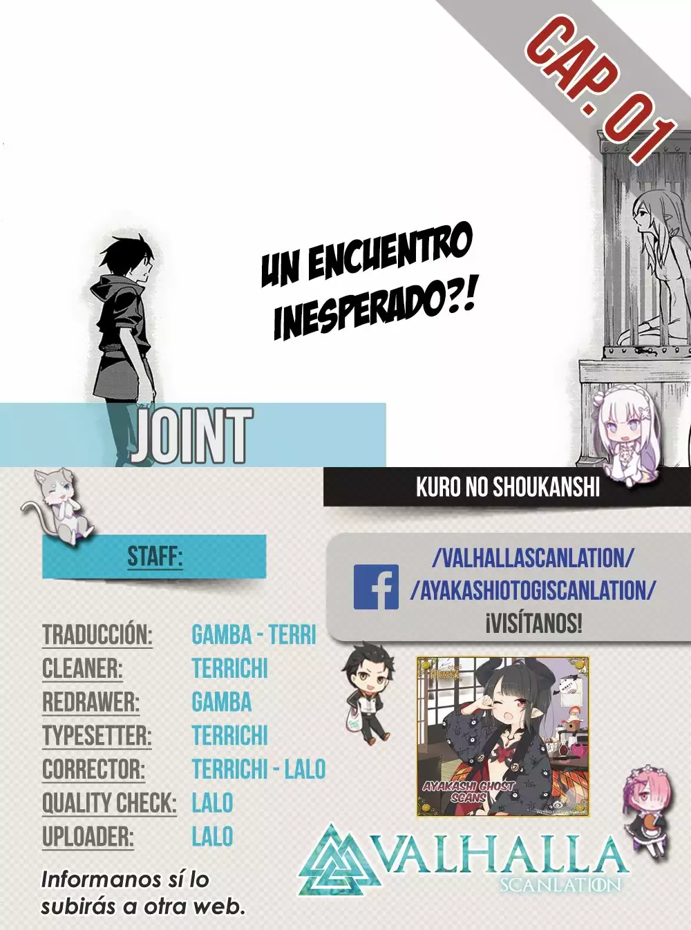 Kuro no Shoukanshi Capítulo 1 - Page 1