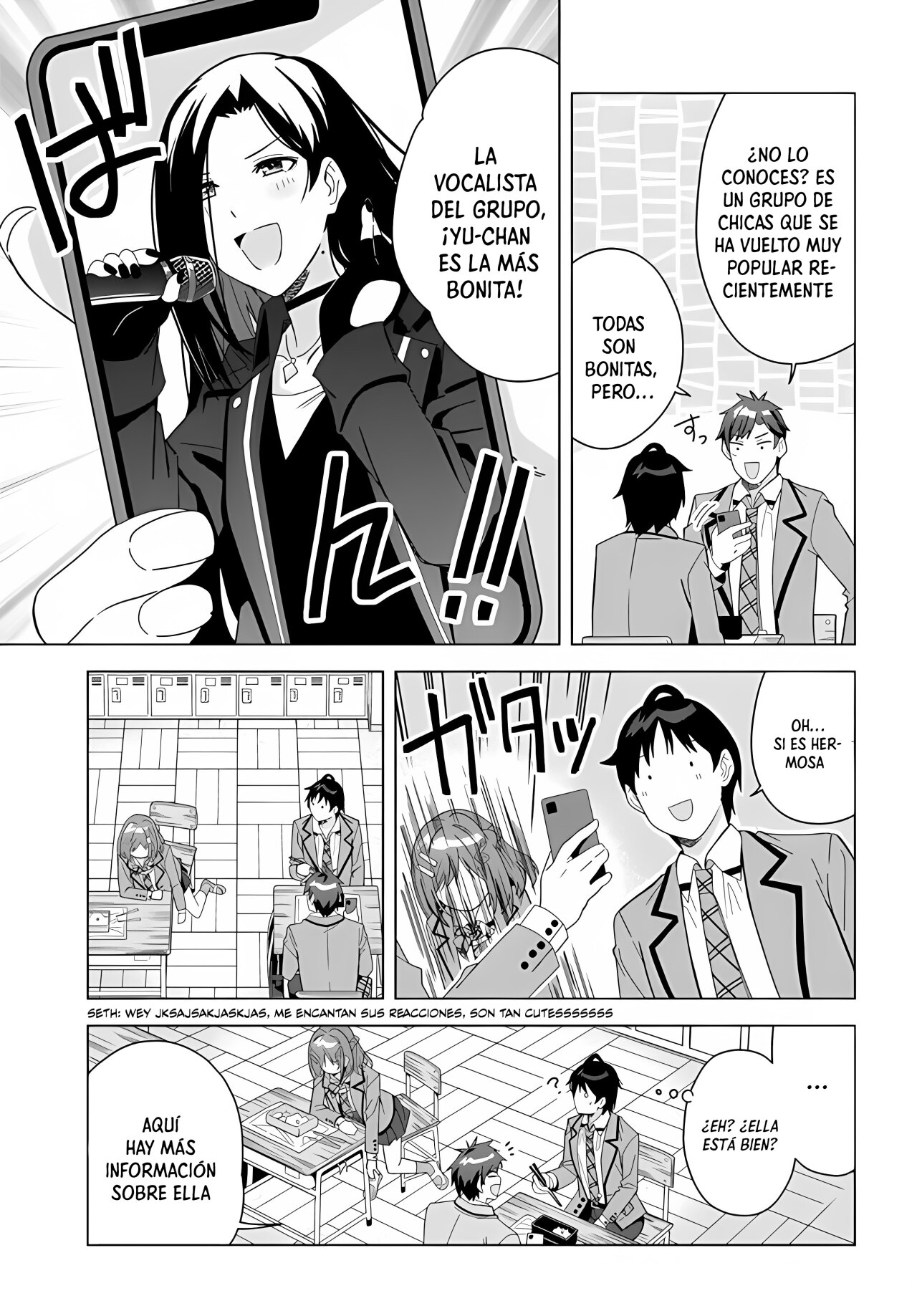 Classmate no Moto Idol ga, Tonikaku Kyodou Fushin Nan desu Capítulo 1 - Page 21