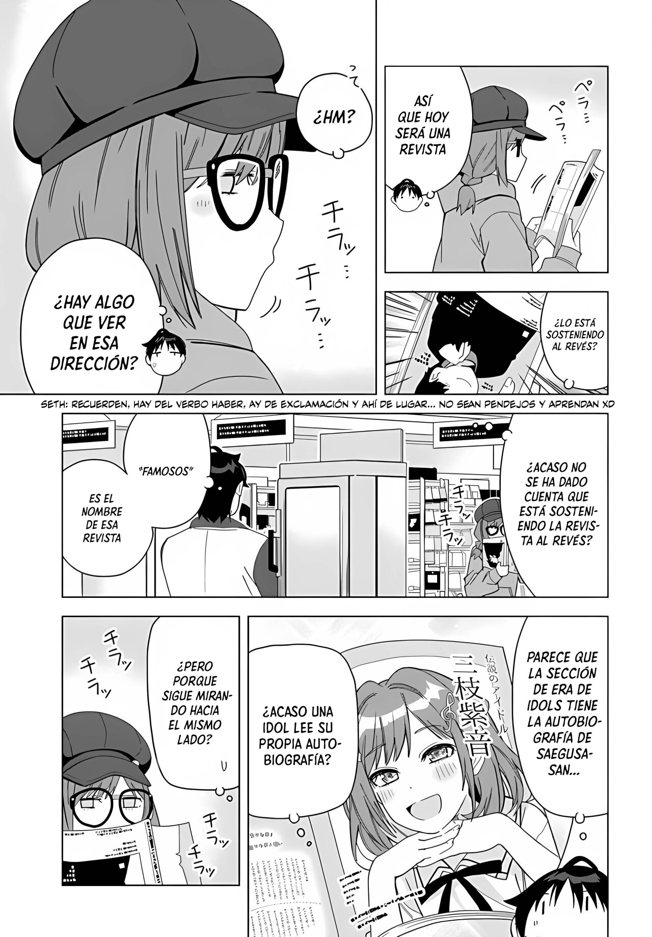 Classmate no Moto Idol ga, Tonikaku Kyodou Fushin Nan desu Capítulo 1 - Page 31